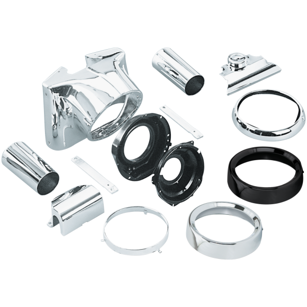 HEADLIGHT HOUSING CONVERSION KIT FOR HERITAGE SOFTAIL AND FAT BOY GZP Headlight conv. kit FLST/C/F86-06