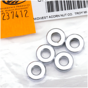 5pck Spacers 1/4"Ix5/8"Ox1/4"L chrome