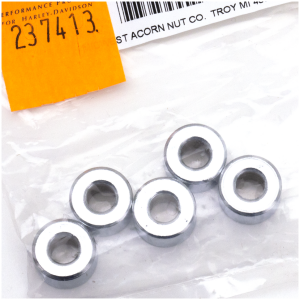 5pck Spacers 1/4"Ix5/8"Ox3/8"L chrome