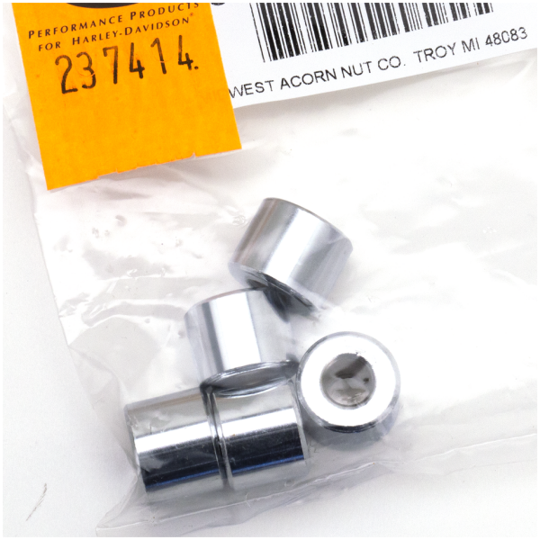 5pck Spacers 1/4"Ix5/8"Ox1/2"L chrome