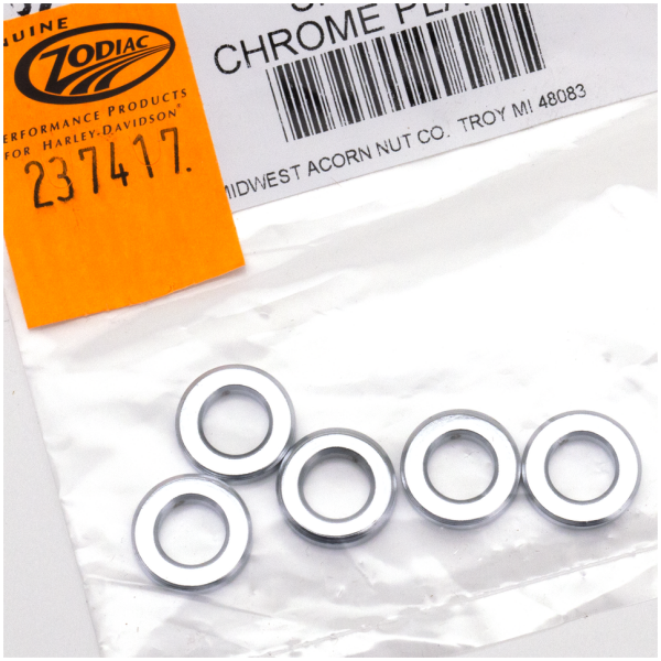 5pck Spacers 5/16"Ix5/8"Ox1/8"L chrome