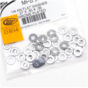 50pck Flat washers 1/4" X 1/2" AN