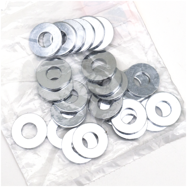 25pck Flat washers 3/8" X 1" USS