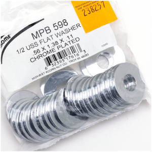 25pck Flat washers 1/2" X 1.38" USS