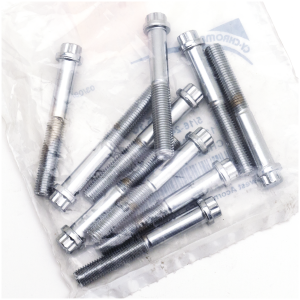 CHROME PLATED 12 POINT BOLT ASSORTMENT TRAY 10pck 12-point screw 5/16-24x2 1/4", UNF