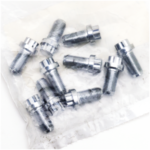 CHROME PLATED 12 POINT BOLT ASSORTMENT TRAY 10pck 12-point screw 3/8-24x3/4", UNF