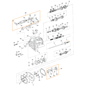 TRANSMISSION GEARS AND SHAFTS FOR 1991-2005 SPORTSTER 10pck Retaining rings #11067
