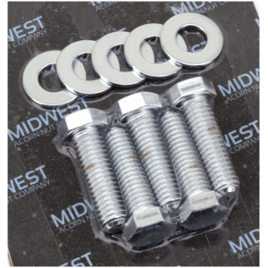 CHROME PLATED SPROCKET & PULLEY BOLTS & SCREWS Chrome hex head sprocket bolt kit