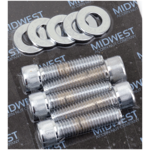 CHROME PLATED SPROCKET & PULLEY BOLTS & SCREWS Chrome SHCS sprocket screw kit