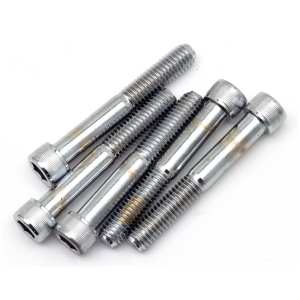 CHROME PLATED 7/16'' UNC ALLEN HEAD SCREW ASSORTMENT 5pck Chr.Allen head screws 7/16-14x3.00"