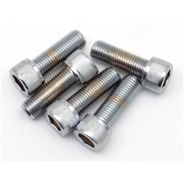 CHROME PLATED UNF ALLEN HEAD SCREWS ASSORTMENT TRAY 5pck Chrome Allen screws 7/16-20x1 1/4"