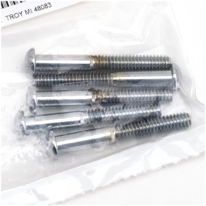 ASSORTMENT TRAY OF CHROME PLATED LARGER BUTTON HEAD ALLEN SCREWS 5pck Button head screws 1/4-20x2"