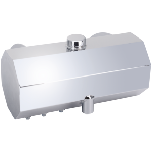 CHROME PLATED CUSTOM OIL TANK FOR SOFTAIL GZP Octagonal chromed oil tank center fi