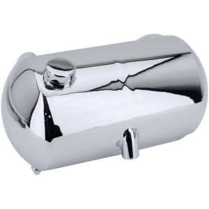 CHROME PLATED CUSTOM OIL TANK FOR SOFTAIL GZP Domed chromed oil tank side fill