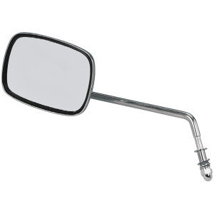 ONE PIECE DIE-CAST CHROME MIRRORS GZP Mirror with short stem Left