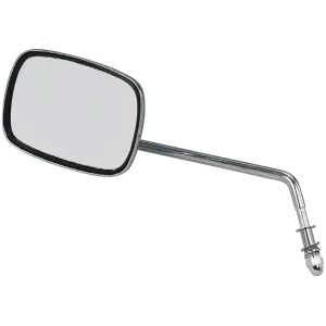 ONE PIECE DIE-CAST CHROME MIRRORS GZP Mirror with short stem Left