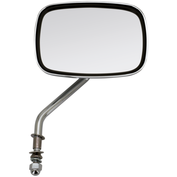 ONE PIECE DIE-CAST CHROME MIRRORS GZP Mirror with short stem Right