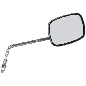 ONE PIECE DIE-CAST CHROME MIRRORS GZP Mirror with long stem Right