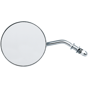LATE STYLE 4" ROUND MIRROR GZP Short-stem late style 4" rnd mirror