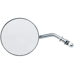LATE STYLE 4" ROUND MIRROR GZP Short-stem late style 4" rnd mirror