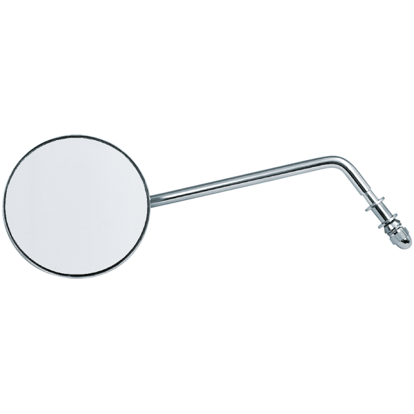 LATE STYLE 4" ROUND MIRROR GZP Long-stem late-style rnd. mirror lef