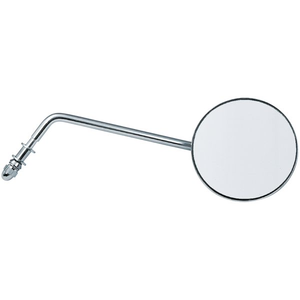 LATE STYLE 4" ROUND MIRROR GZP Long stem late-style rnd. mirror rig
