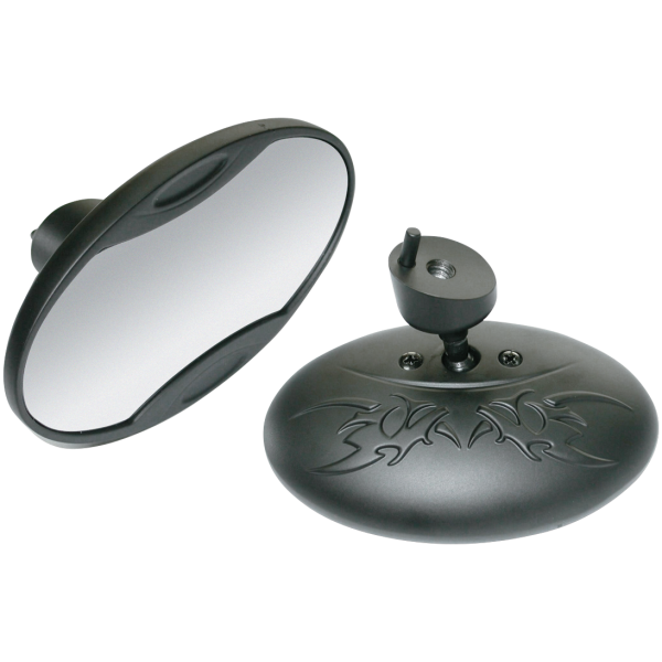 FUSION MIRRORS FOR DRESSER MODELS GZP Blk Fusion opel fairing mount mirror