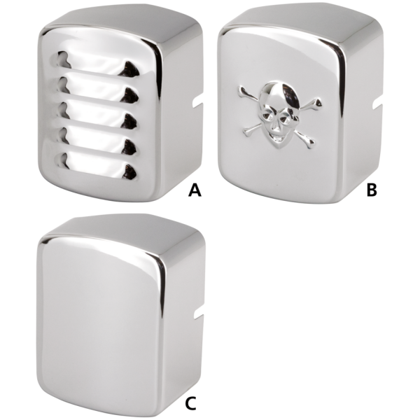 CHROME COIL COVERS GZP Coil cover louvered BT65-84 F*ST84-9