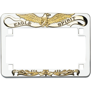 EAGLE SPIRIT LICENSE PLATE FRAME GZP GO/CHR license plate frame Eagle Spi