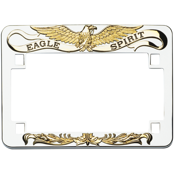 EAGLE SPIRIT LICENSE PLATE FRAME GZP GO/CHR license plate frame Eagle Spi