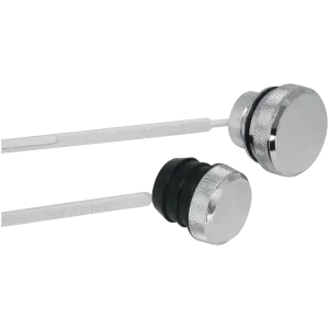 CHROME OIL TANK PLUGS WITH DIPSTICK GZP Chrome oil tank dipstick FLH/T93-06