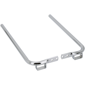 ZODIAC'S CHROME SADDLEBAG SUPPORTS FOR TOURING GZP Chrome saddlebag support kit FLH/T85