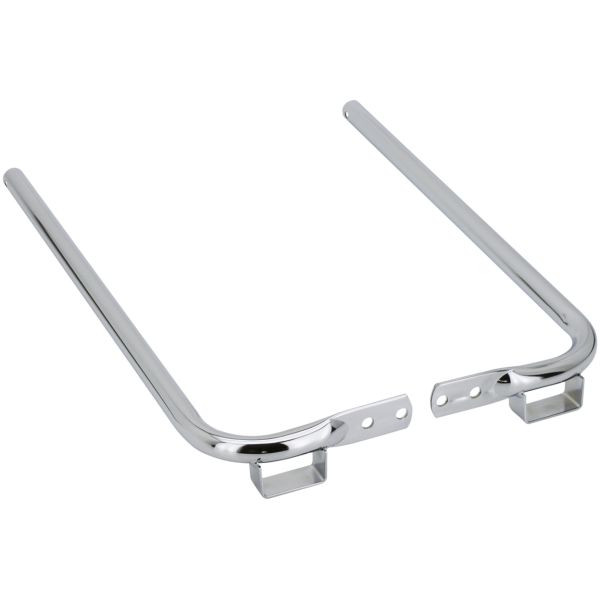 ZODIAC'S CHROME SADDLEBAG SUPPORTS FOR TOURING GZP Chrome saddlebag support kit FLH/T85