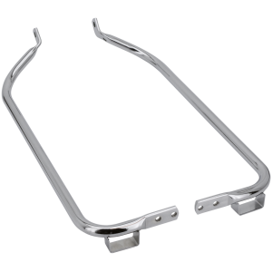 ZODIAC'S CHROME SADDLEBAG SUPPORTS FOR TOURING GZP Chrome saddlebag support kit FLH/T09