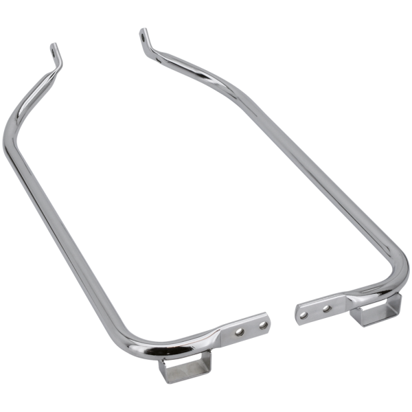 ZODIAC'S CHROME SADDLEBAG SUPPORTS FOR TOURING GZP Chrome saddlebag support kit FLH/T09