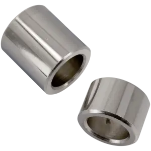 CHROME WHEEL SPACERS FOR 25MM FRONT AXLES GZP Chr 25mm ID wheel spacer .883" long