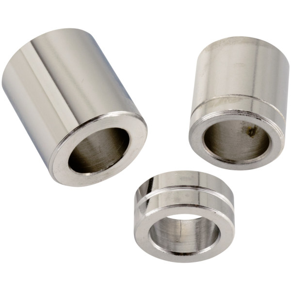 WHEEL AXLE SPACERS FOR 1" WHEEL AXLES GZP Chr 1" ID wheel spacer .125" long