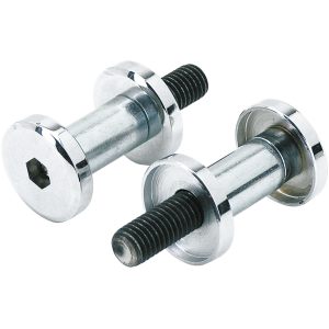 CHROME PLATED FLUSH MOUNT RISER BOLT KITS GZP Chrome flushmount riser bolt kit 1/2