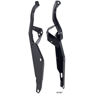1996-2013 BATWING FAIRING PARTS GZP Blk HvyDty fairing mounts FLH/T93-13