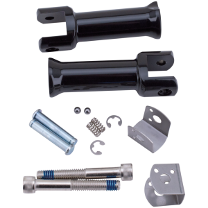 PASSENGER PEG SUPPORTS FOR MILWAUKEE EIGHT SOFTAIL GZP Blk ST18-up passenger peg mountkit