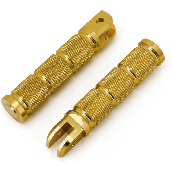 DRIVER FOOT PEGS FOR MILWAUKEE EIGHT SOFTAIL GZP Brnz knurled rider footpegs ST18-up