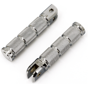 DRIVER FOOT PEGS FOR MILWAUKEE EIGHT SOFTAIL GZP Chr knurled rider footpegs ST18-up
