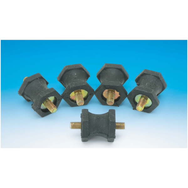 HEX HEAD ANTI-VIBRATION MOUNTS GZP Hex head rubbermount 1/4"-20, 5pck
