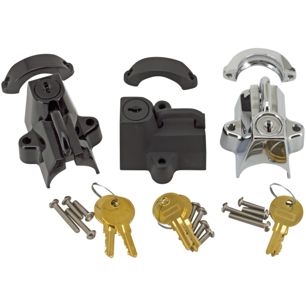 UNIVERSAL HELMET LOCK GZP Chrome helmet lock extenders