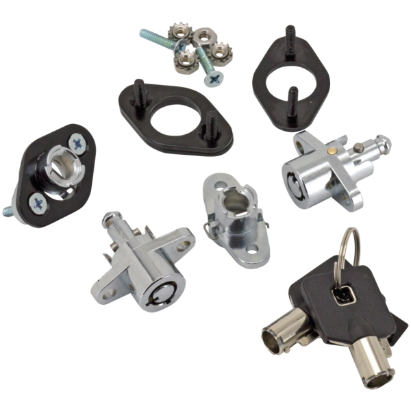 GENUINE ZODIAC UNIVERSAL SADDLEBAG LOCK KIT GZP Universal leather saddlebag lock kit