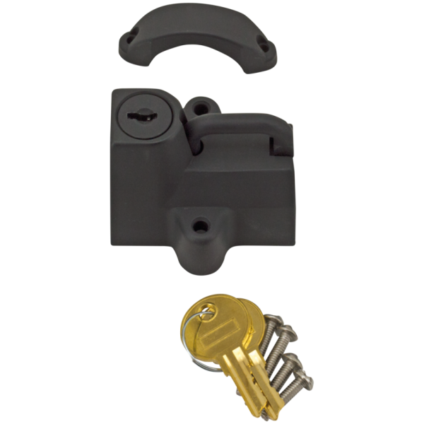 UNIVERSAL HELMET LOCK GZP Matt black Helmet lock and key kit