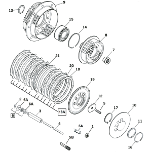 GZP Clutch spring seat BT90-97