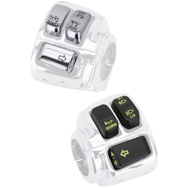 GZP Blk LED switchkit w/radio acc FL07up