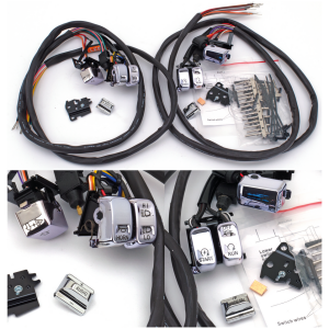 GZP Chr LED swtchkit w/radio acc FL96-06