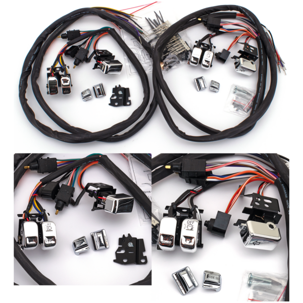 GZP Chr LED swtchkit w/radio+crse FL07up